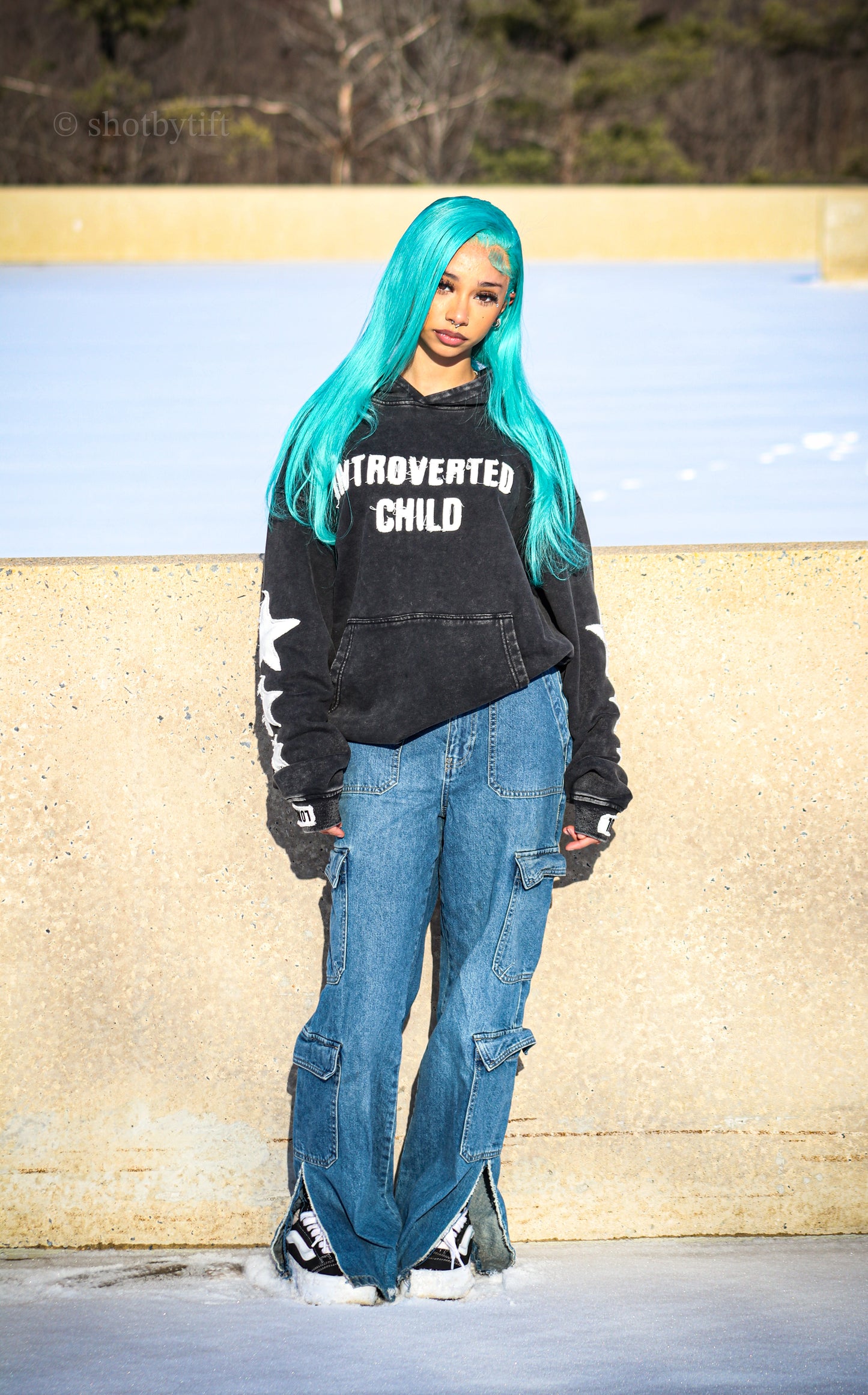 VINTAGE WASHED "LONELY SOULS" HOODIE